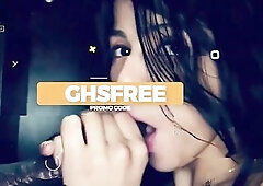 Cum-Hungry Satine Swallows Each Drop Like a Total Pro