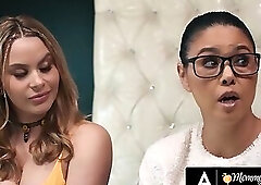 MOMMY'S GIRL - Naughty Nicole Aria Tracks Down MILF Boss Dana Vespoli For Spanking She Always Wanted