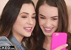 BLACKED two Coeds Share the BIGGEST BIG BLACK COCK IN THE WORLD - Charity crawford