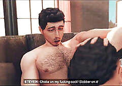 The titans bride scene, the witcher 3, cartoon 3d deep