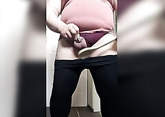 Sissy kelli spanks her chastity locked balls with a spatula for over 5 mins to complete a home task for Ballbusting Stacey. My poor sissy balls were d