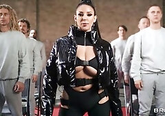 Naughty Milf Is Surrounded By Cocks And Happier For It