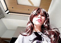 Oriental princess jumps on my dick