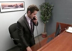 TheGayOffice - Slut Connor Maguire and Mike De Marko blowjob