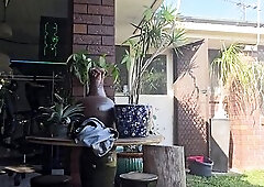 BREASTFEEDING SEX =SCREWING OUTSIDE SO THE NEIGHBOURS CAN HEAR