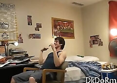 Gays give a blowjob at a party