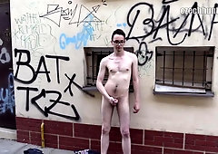 A Shy Looking Boy In Worthy River Action