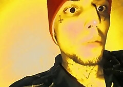 Muscle strokes big cock