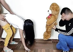 My boyfriend arrived from abroad and discovered me with the neighbour.