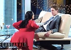 Curvy teen Angela White begs for hard ass fucking