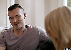 Naked teen Emma Rosie gets into a steamy fuck sesh with a complete stranger Derek Kage