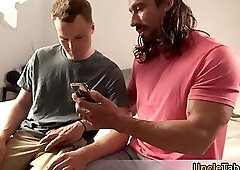 His nasty uncle showed him some interesting photos on his mobile then things escalated