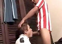 Interrupted while wanking