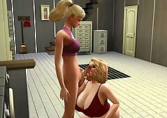 Sims quickie - Angela Marvin the perv