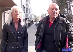 Maude, Slutty Cougar, Double Banged Inside Front Of Her Hubby