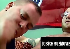 Three gays swap sucking and barebacking till eruption