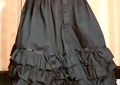 Crossdresser Rides His Fucking Machine8888