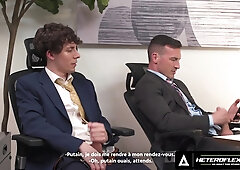 Derek Kage Fucks Coworker Cristiano After Caught Jerking Off - French Subtitles