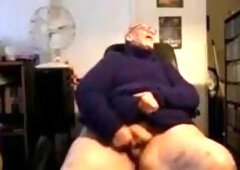 Kelly Mark The Cockslut Masturbating Off In His Fur Turtleneck Sweaters And Destorying Them .mp4