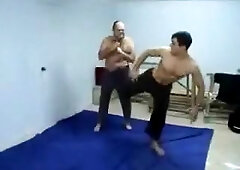 Rude and Hot Muscle Police Feet Fetish