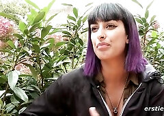 Ersties: Hot Canadian Honey Masturbates With a Big Vibrator