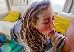 Anuskatzz is back for a crazy DAP with 3 big cocks! Total ANAL DESTRUCTION (Part 5, last)