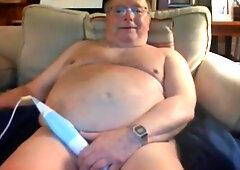Grandpa Play On Webcam