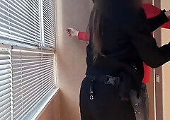 This doxy from the airport security was banging around a lot, so I screwed her in throat and snatch, coarse and hardcore