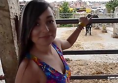 Jennifer Rojas, Erik Logan - Outdoor Sex For Colombian Girl With Big Ass