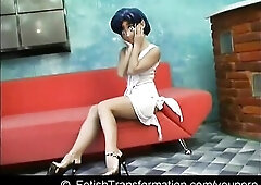 Pornstar Jana clothed up into a anime