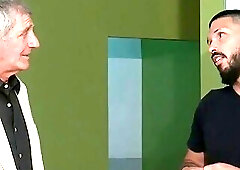 Daddy and Silver Fox Teach Stud to Fuck