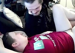 Hot neighbor milf wife gets a load before her husband leaves for work