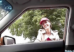 This aged server had at no time had sex with a stranger previous to - Public Agent