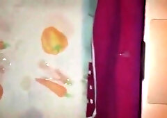 Big dicked shemale cums twice once again 2