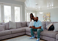 Ana Foxxx begging Mick Blue for a deep penetration