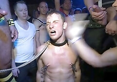 Leather-clad sadism and masochism with hot guys and wild humiliation