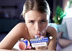 Cum in my gorgeous little throat. The most excellent 1st-person unfathomable-mouth oral sex