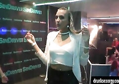 Very hawt pornstar women dancing and screwing hard ramrods in a club