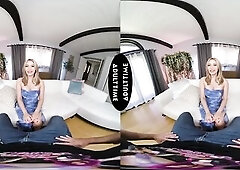 POV Hawt Large Bazookas Blond Rides Your Jock