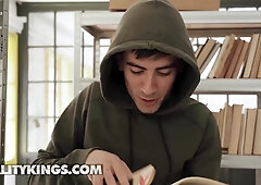 Curator Karina King Gives Jordi A Tour Of Her Hot Body As She Rides His Dick