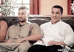 Gets Into A Hot Gay Group Orgy At The Ranch With Dakota Payne, Brandon Anderson And Roman Todd