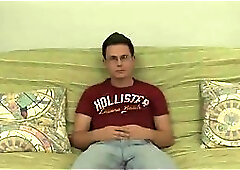 Dude In Glasses Stripping & Wanking