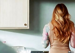 MILFY Curvy Mamma Sophia Is Seduced By College Men BBC