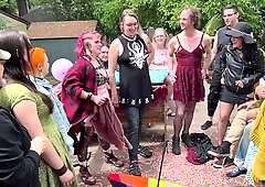 Gender Repeal Party - Hardcore Orgy Fucking to Celebrate Free Gender Expression - Cliff Media