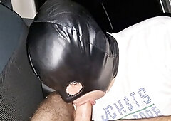 I gave a dude a blowjob, and he came in my throat before I took his ass!