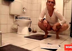 Pissing on the Floor - German Dirty Talk with My Girl