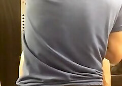 Hot guy bound and edged with vibrator