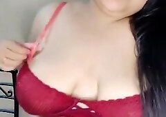 Cute Village Bhabhi Topless Stand For Lover