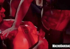 Bulky Viktor Rom and Pablo Bravo tear up brown sphincters in an lovemaking