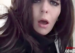 Public anal creampie and blowjob challenge in shopping mall with kinky pissing fun!